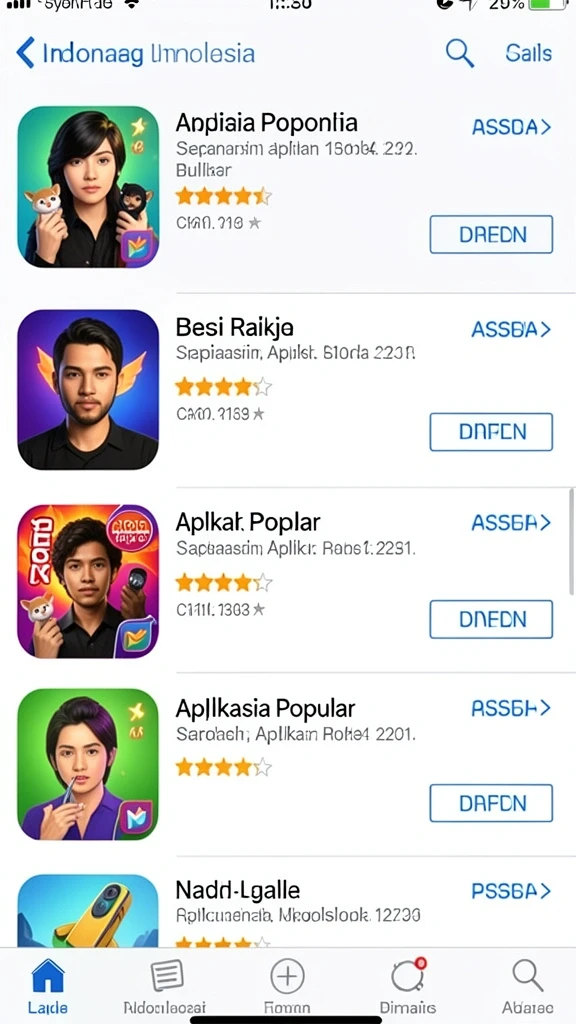 234e - Tampilan utama aplikasi 234E yang menawan.