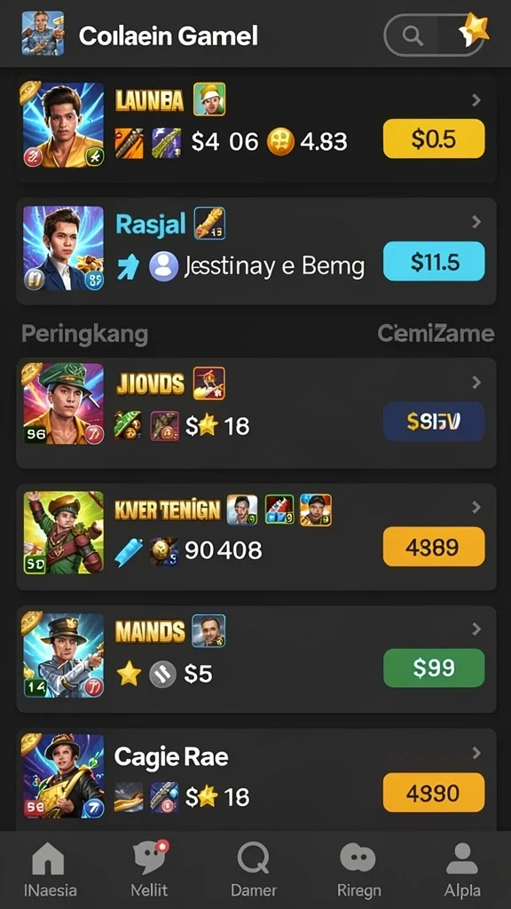 hokivip - Menu utama yang menawarkan berbagai mode permainan.