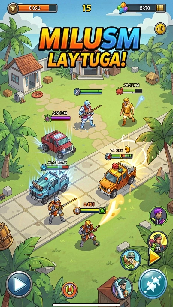 ink789 - Screenshot menampilkan aksi karakter dalam misi.