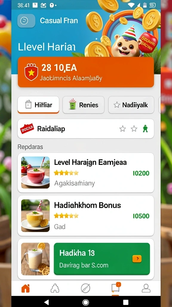 surga11 - Screenshot menampilkan karakter utama dalam aksi seru.